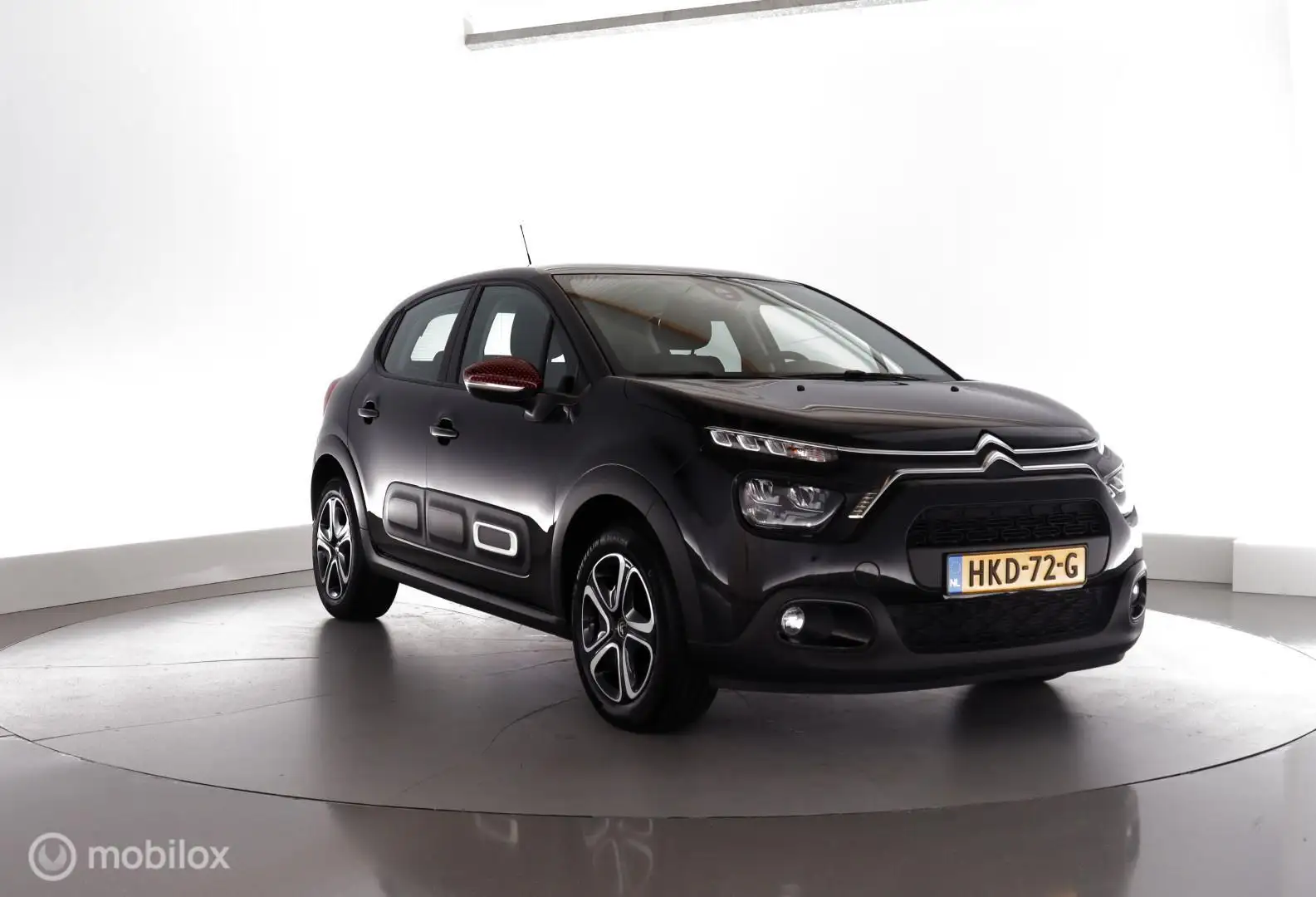 Citroen C3 1.2 83PK Feel led|ecc|applecarplay|dab|pdc Schwarz - 2