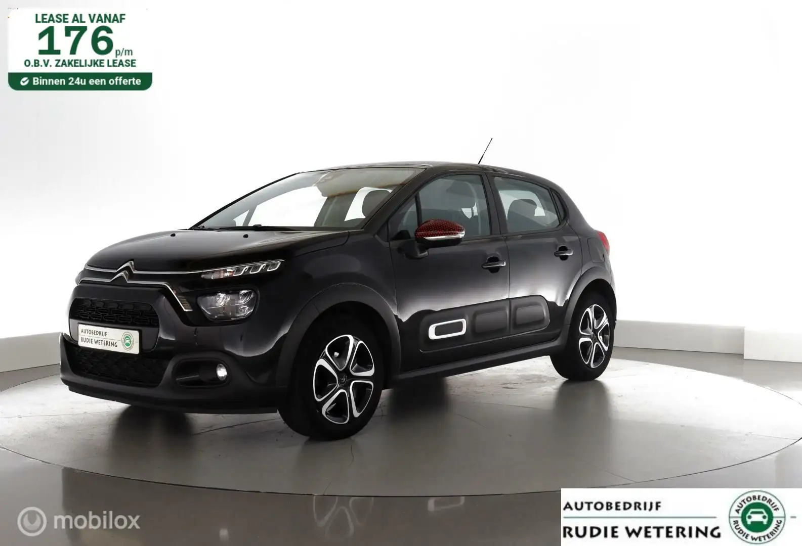Citroen C3 1.2 83PK Feel led|ecc|applecarplay|dab|pdc Noir - 1