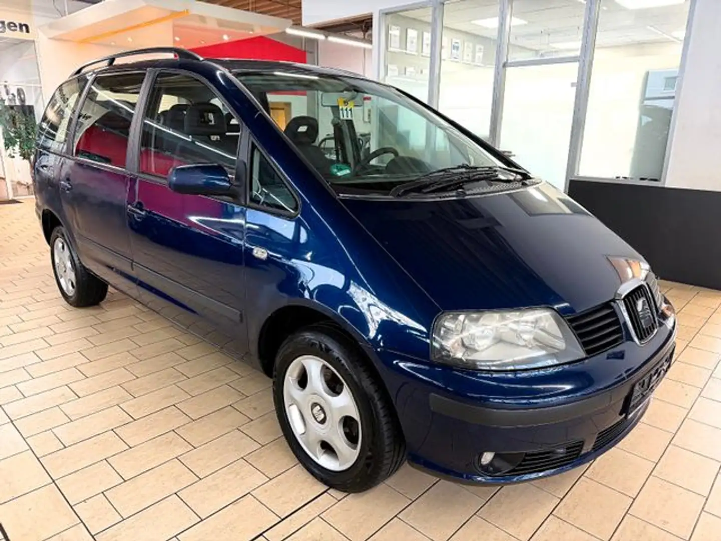 SEAT Alhambra 2.0i *KLIMAAUT+ALU+7-SITZER+TÜV-NEU* Blau - 1