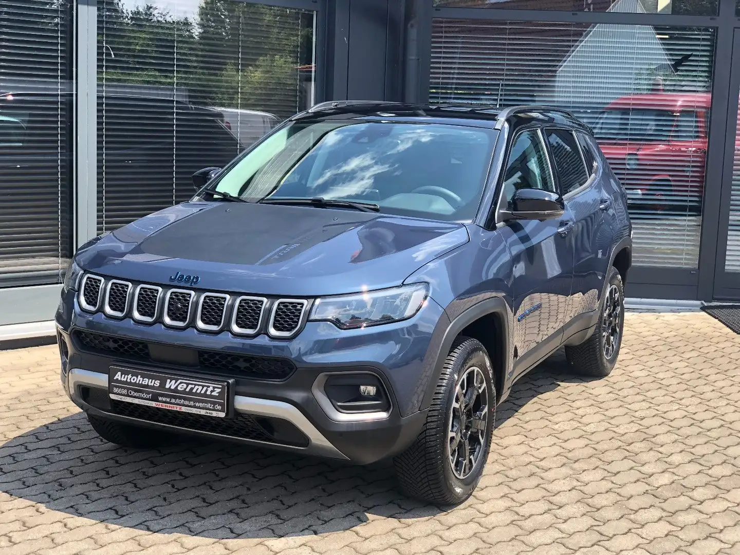 Jeep Compass 1.3 PHEV High Upland 4WD 240PS Blau - 2