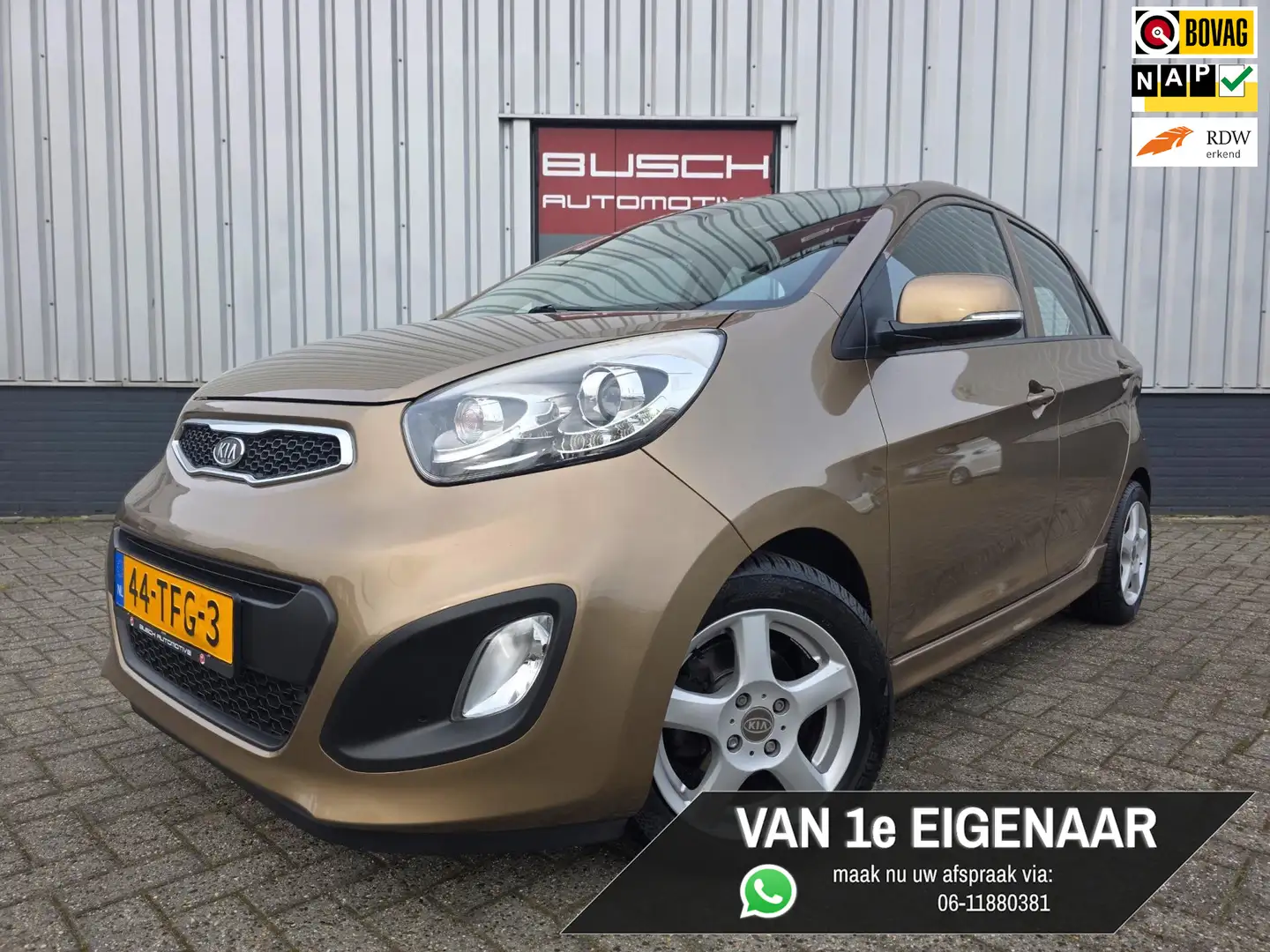 Kia Picanto 1.0 CVVT 5 deurs Comfort Pack | APPLE CARPLAY | Brown - 1