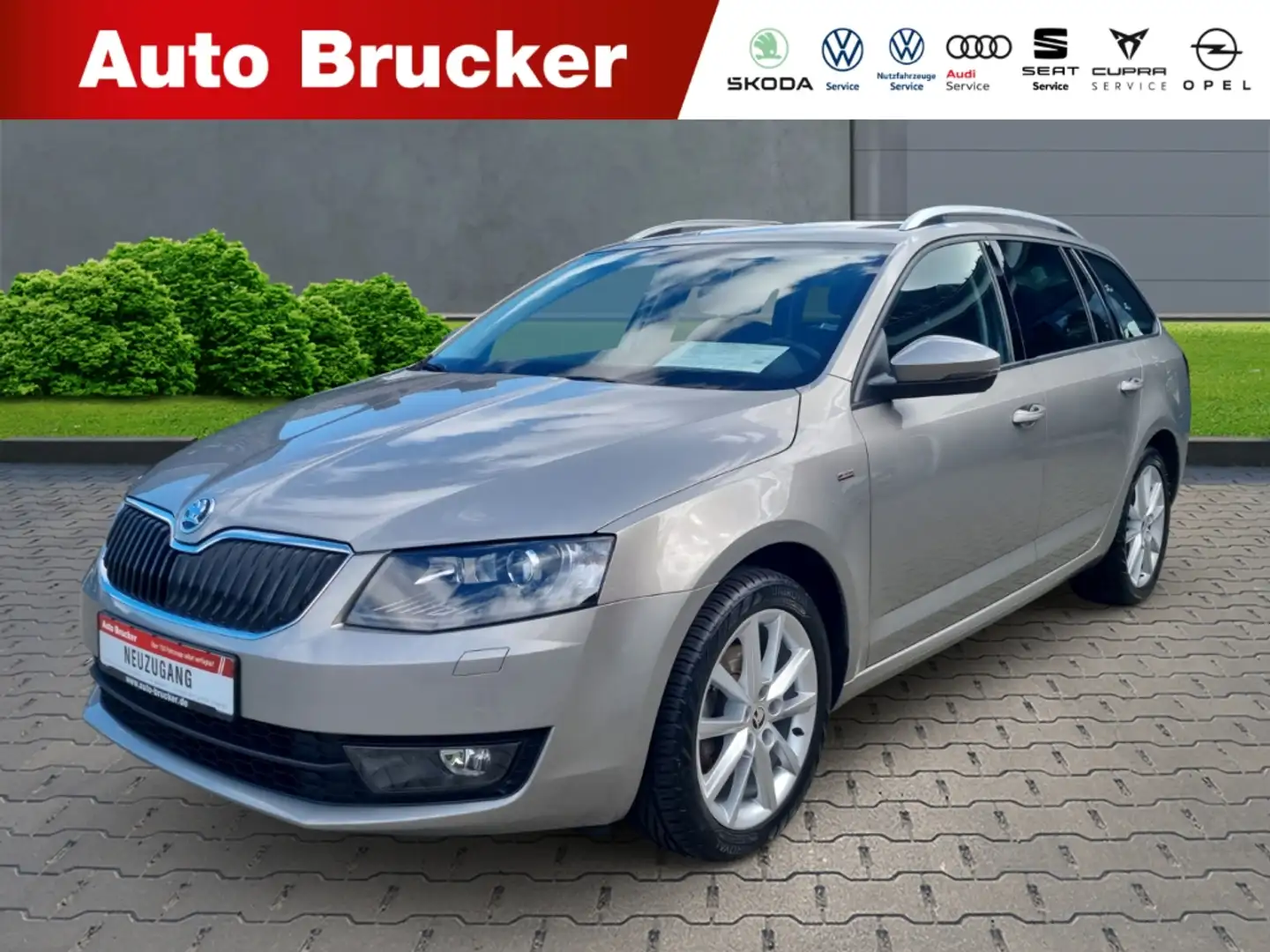 Skoda Octavia Combi Joy 1.4 TSI Bi-Xenon Kurvenlicht 2-Zonen-Kli Beige - 1