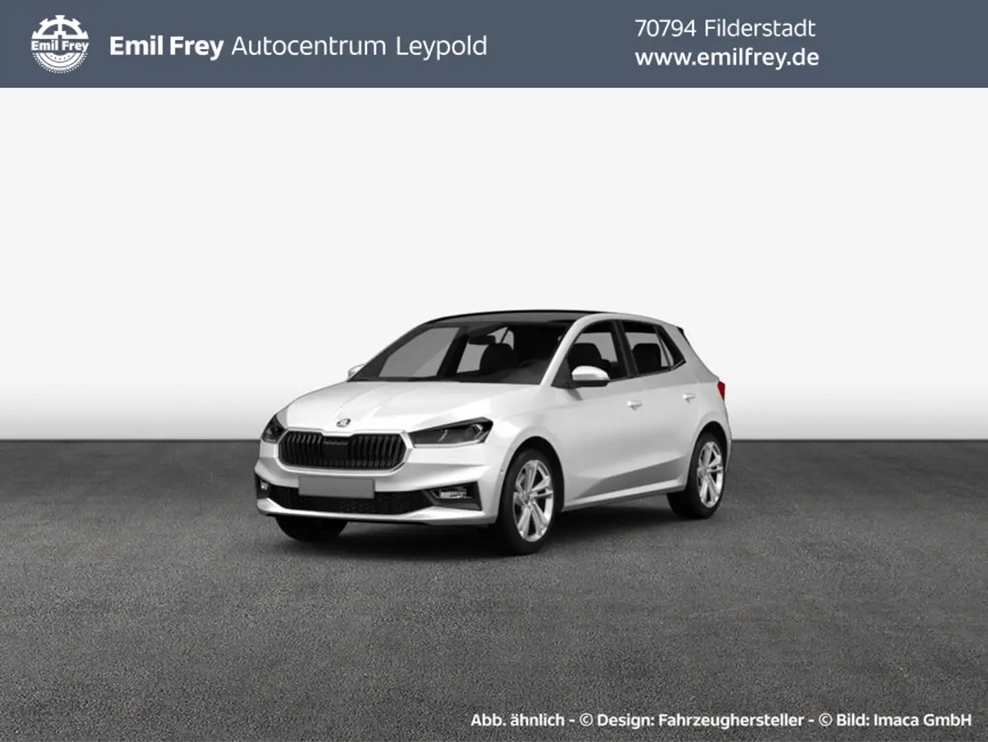 Skoda Fabia 1.0 TSI DSG Selection Weiß - 1
