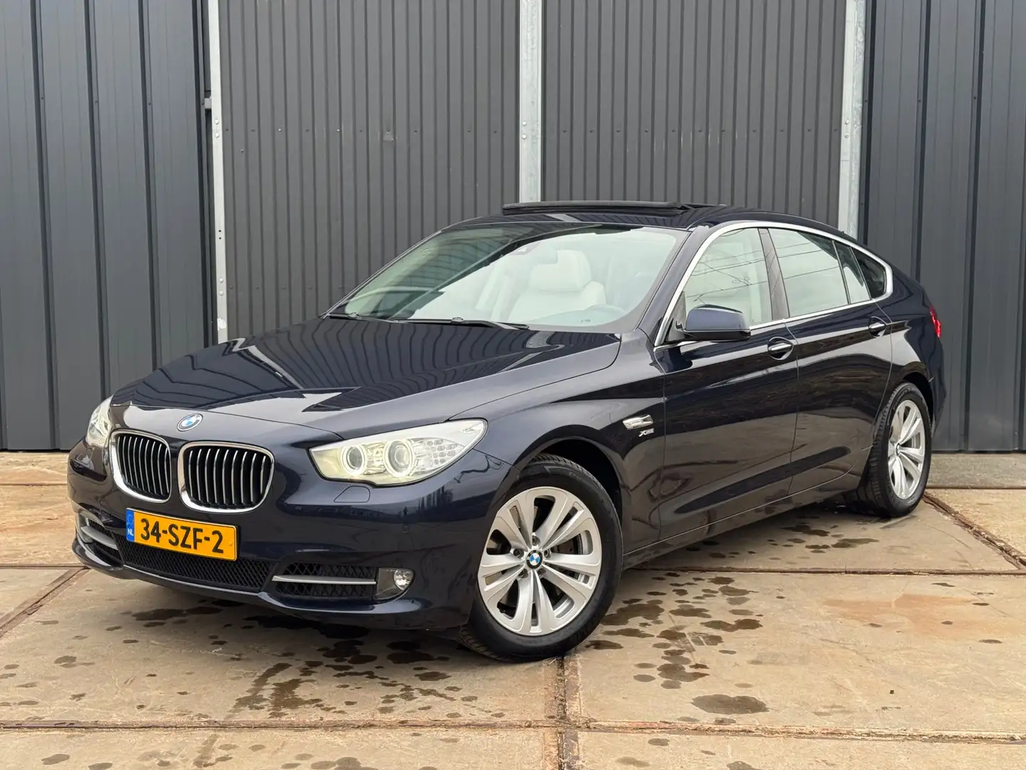 BMW 535 5-serie Gran Turismo 535xi High Executive 1E EIG | Bleu - 1