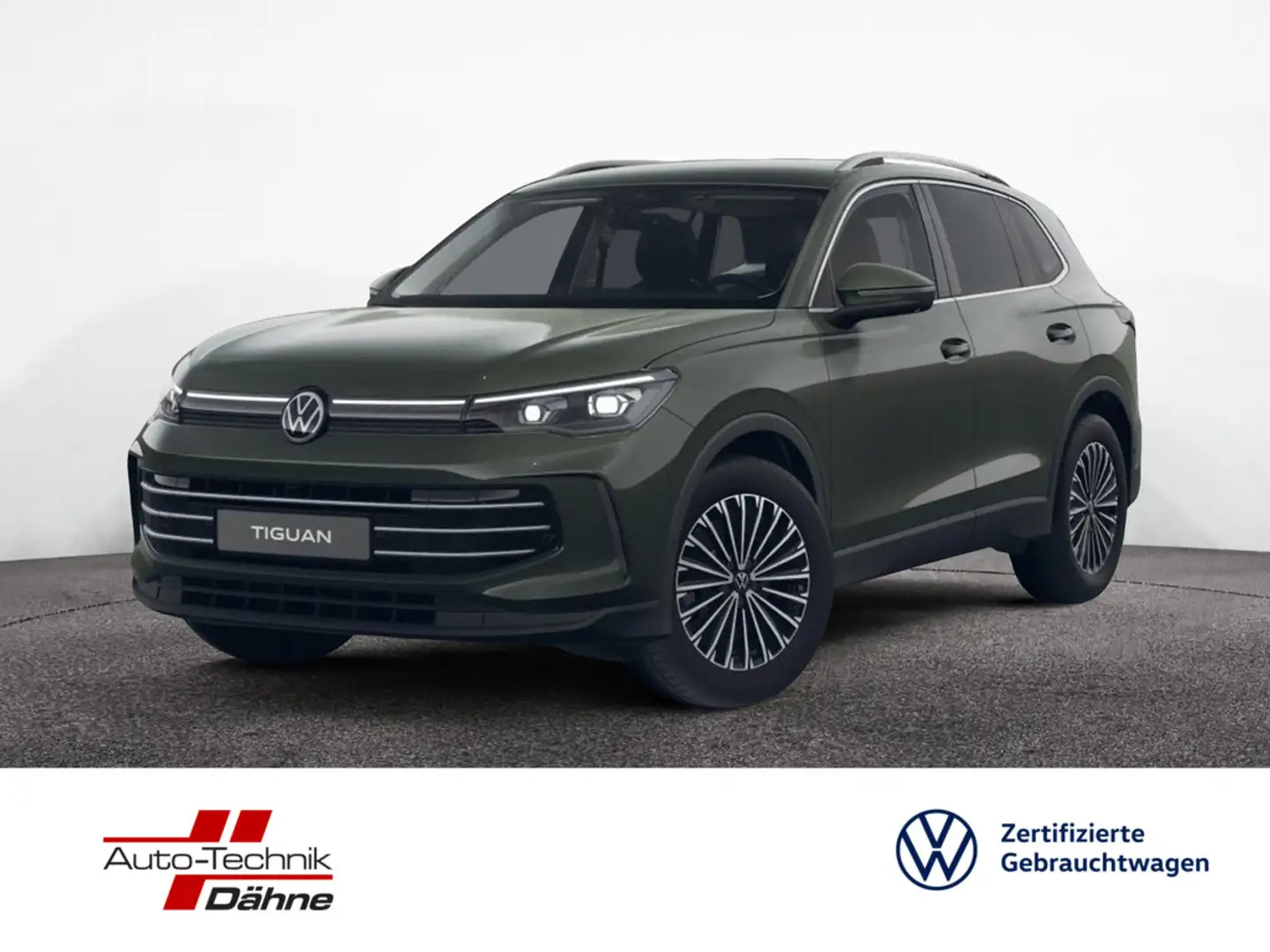 Volkswagen Tiguan 2.0 TDI 110 kW Elegance AHK ACC 360° Grün - 1