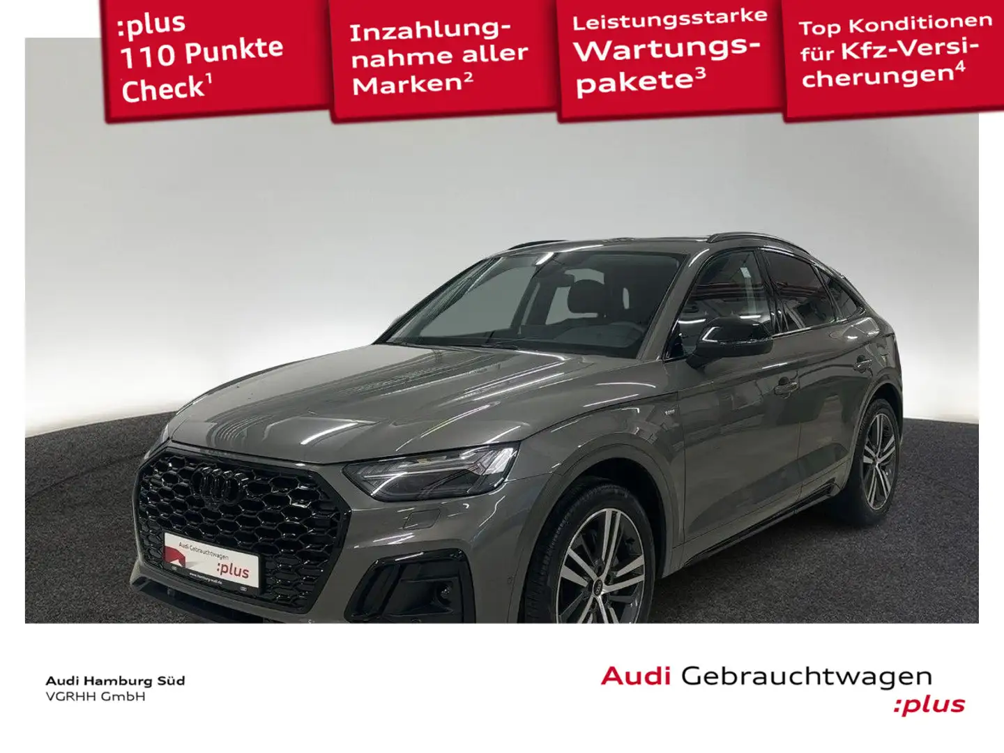 Audi Q5 50 TFSIe qu. S line MATRIX/LM20/ACC Grau - 1
