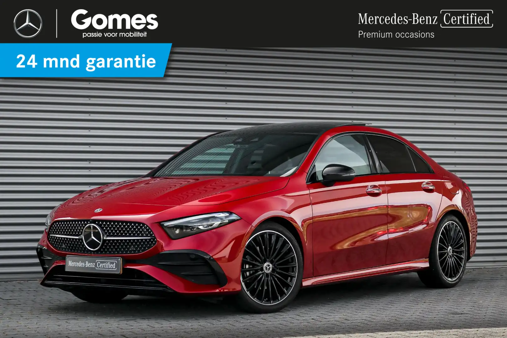 Mercedes-Benz A 180 AMG | Rijassistentiepakket | Panoramadak | Stoelve Rood - 1