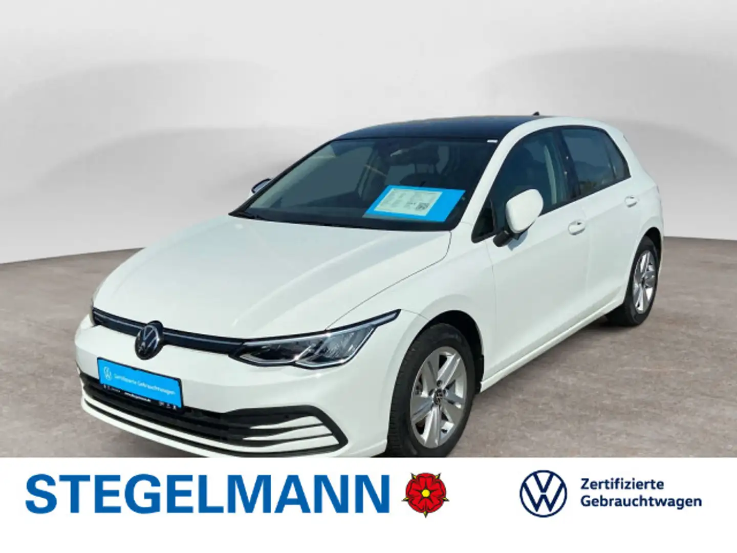 Volkswagen Golf VIII 2.0 TDI Life *AHK*Pano*Kamera* Blanc - 1