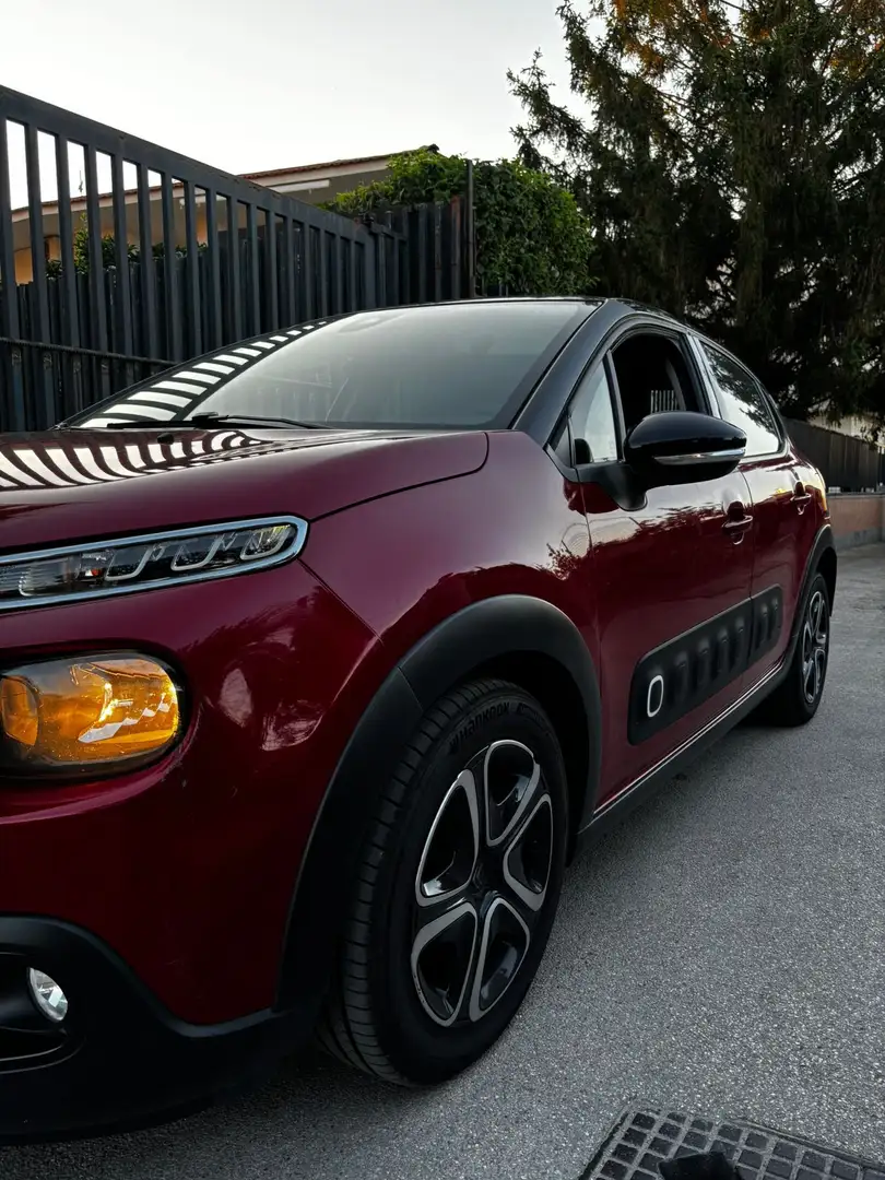 Citroen C3 C3 III 20171.6 bluehdi Shine s Rosso - 2