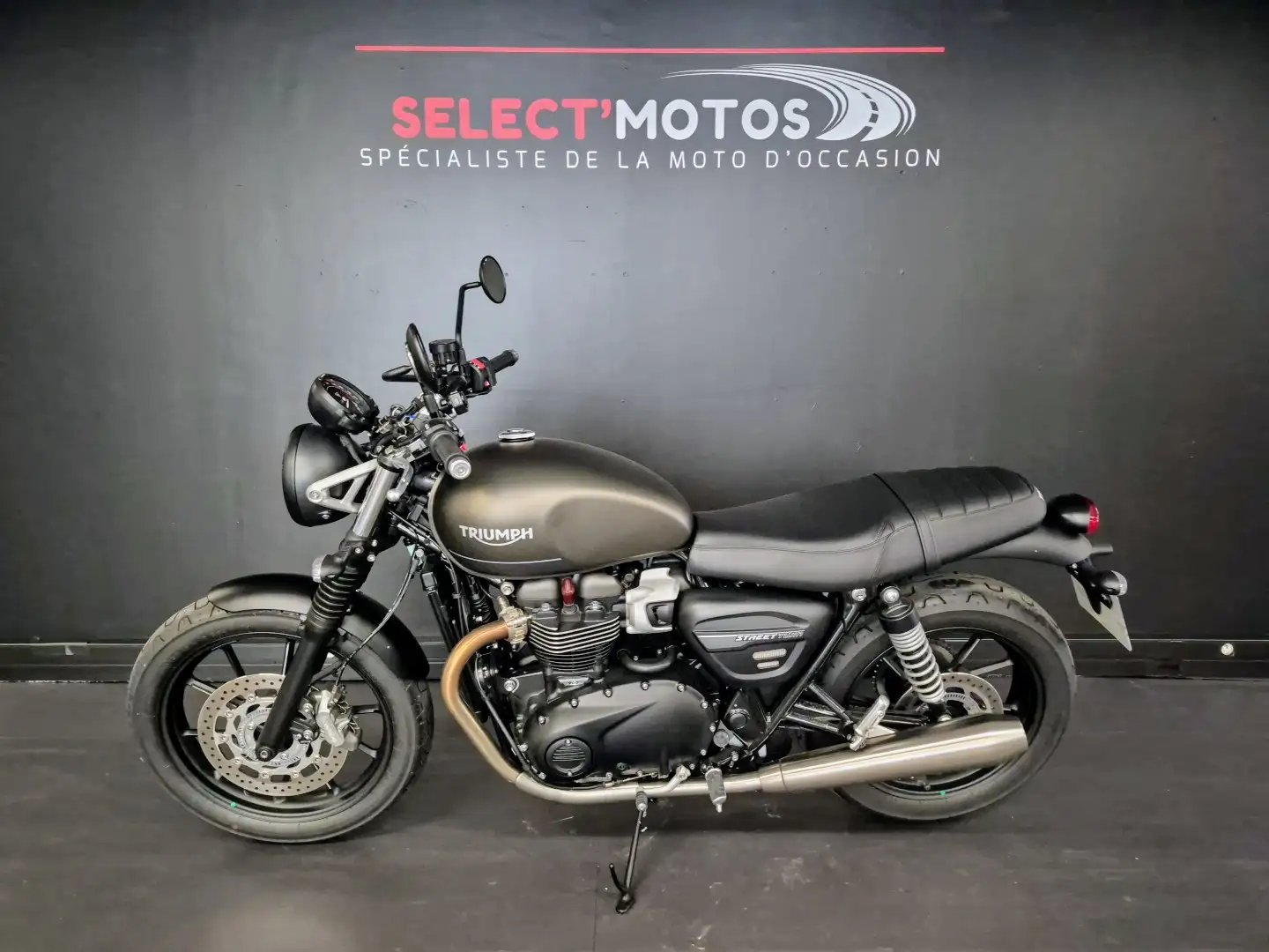 Triumph Street Twin Gris - 2
