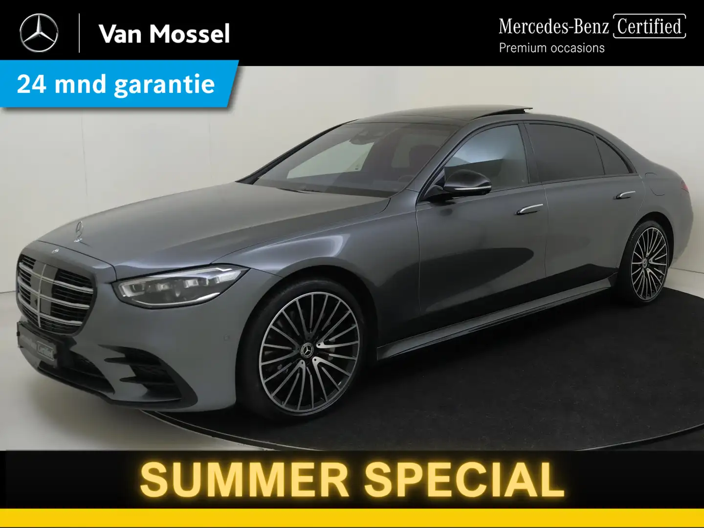 Mercedes-Benz S 580 e Lang AMG Line /Panoramadak /HUD /Burmester 3D /R Grigio - 1