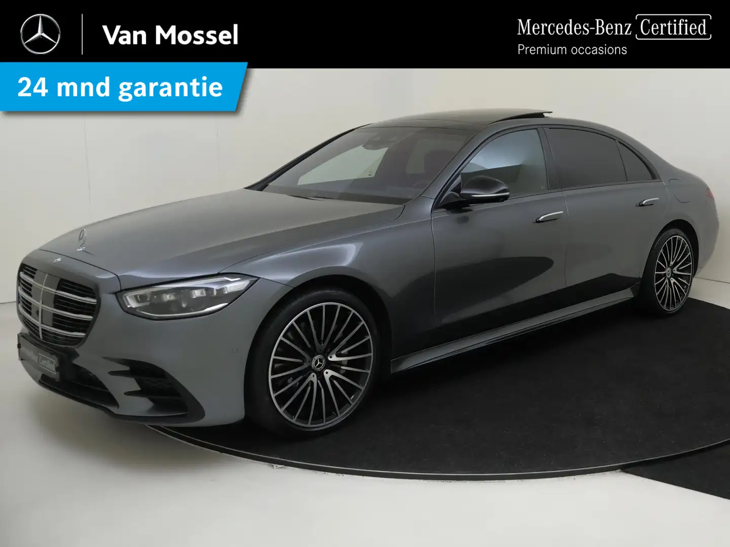 Mercedes-Benz S 580 e Lang AMG Line /Panoramadak /HUD /Burmester 3D /R Grijs - 1