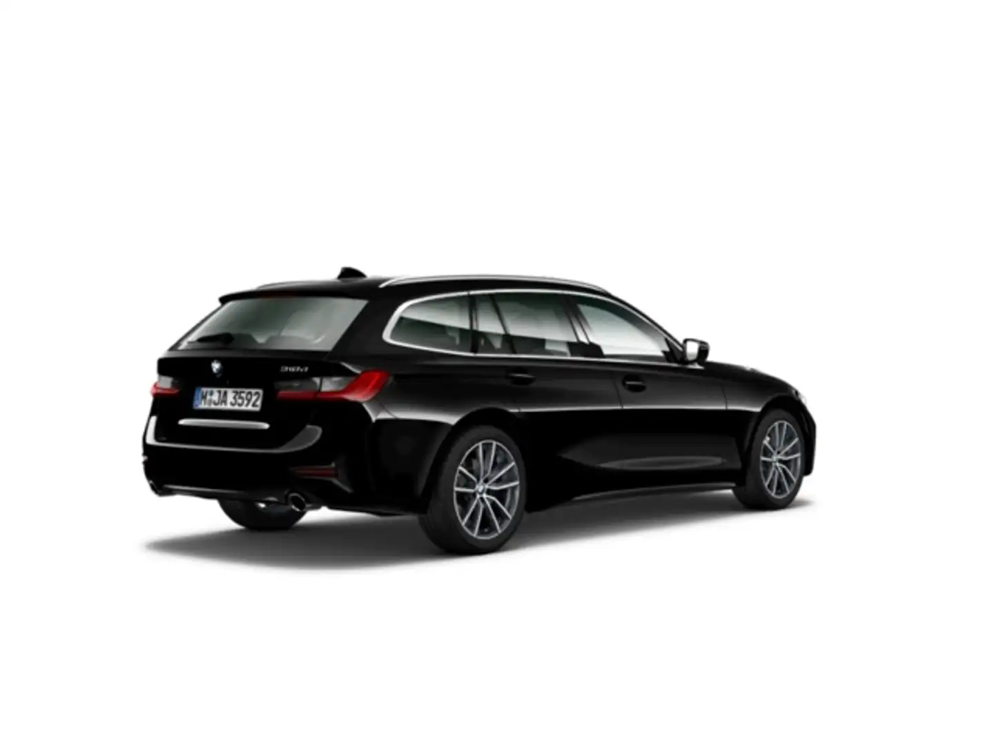 BMW 318 318dA Touring Negro - 2