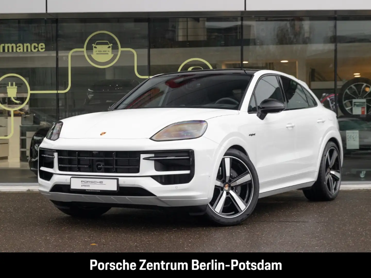 Porsche Cayenne E-Hybrid Coupe Black Edition Head-Up Weiß - 1