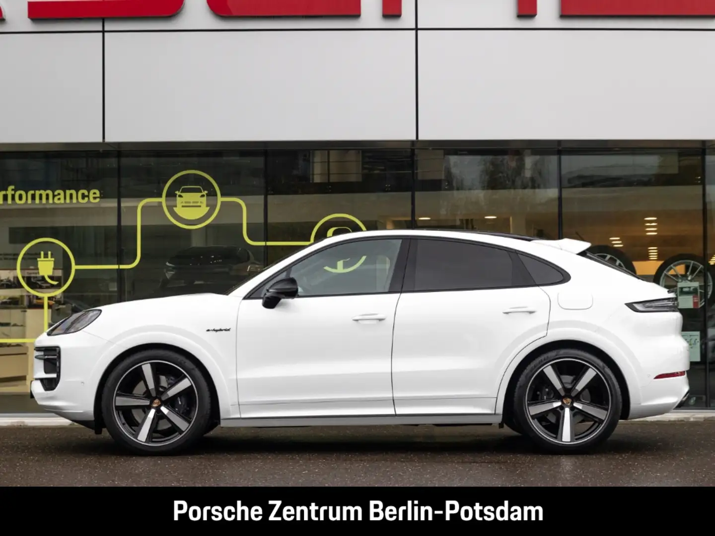 Porsche Cayenne E-Hybrid Coupe Black Edition Head-Up Weiß - 2