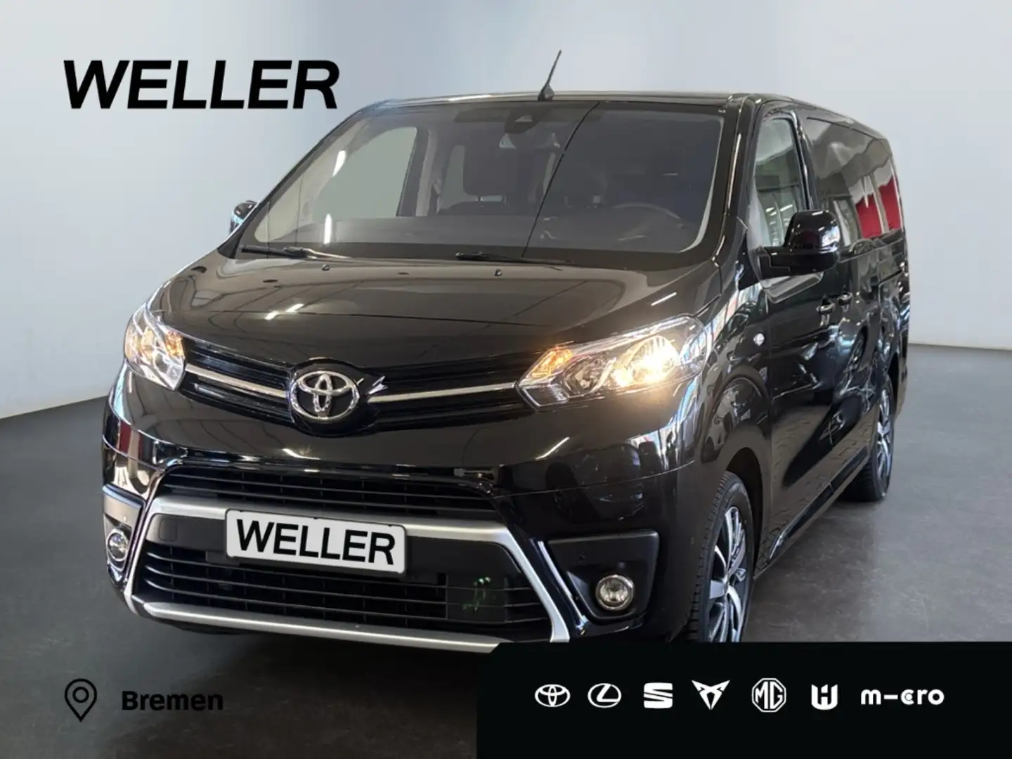 Toyota Proace 2,0-l-D-4D L2 Verso Shuttle Comfort *Navi* Negro - 1