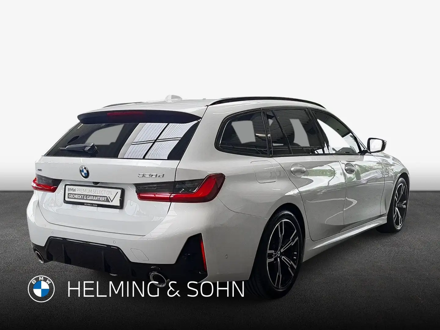 BMW 320 d xDrive M-Sport LED HiFi DAB AHK RFK uvm. Blanc - 2