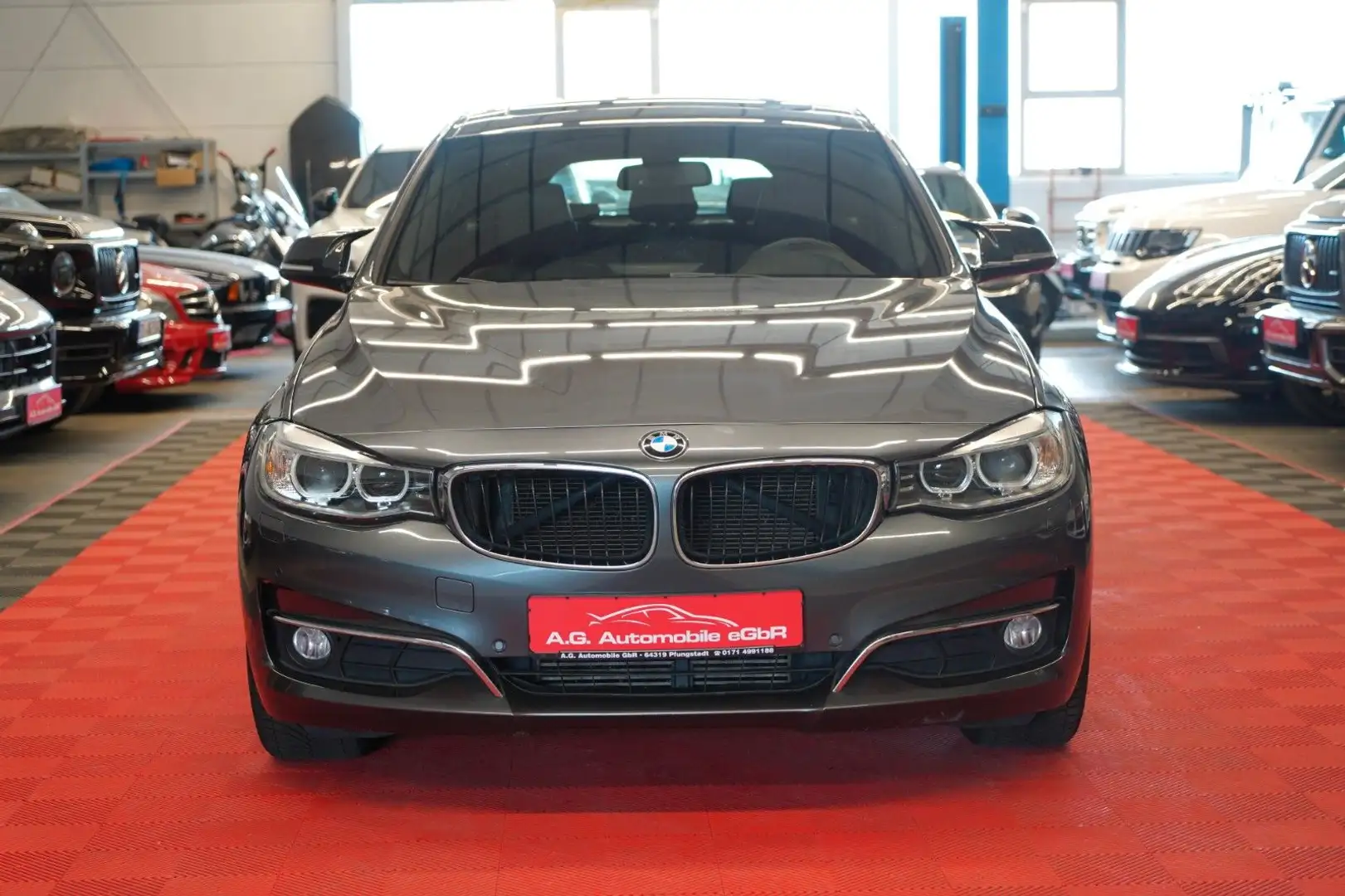 BMW 318 318d GT Aut. Luxury Bi-Xenon*Navi*Tempomat*RFK Gris - 2