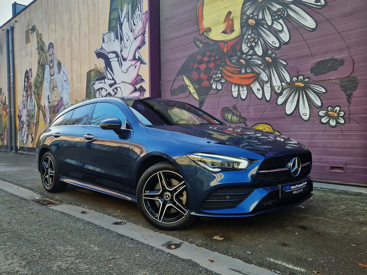 Mercedes-Benz CLA 250 e Shooting Brake AMG Line *BTW aftrekbaar* Bleu - 2