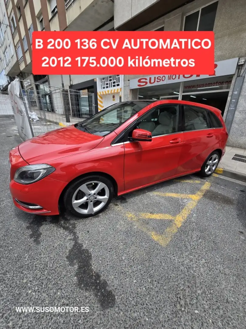 Mercedes-Benz B 200 200CDI BE 7G-DCT 01R 952 (4.75) Rojo - 1