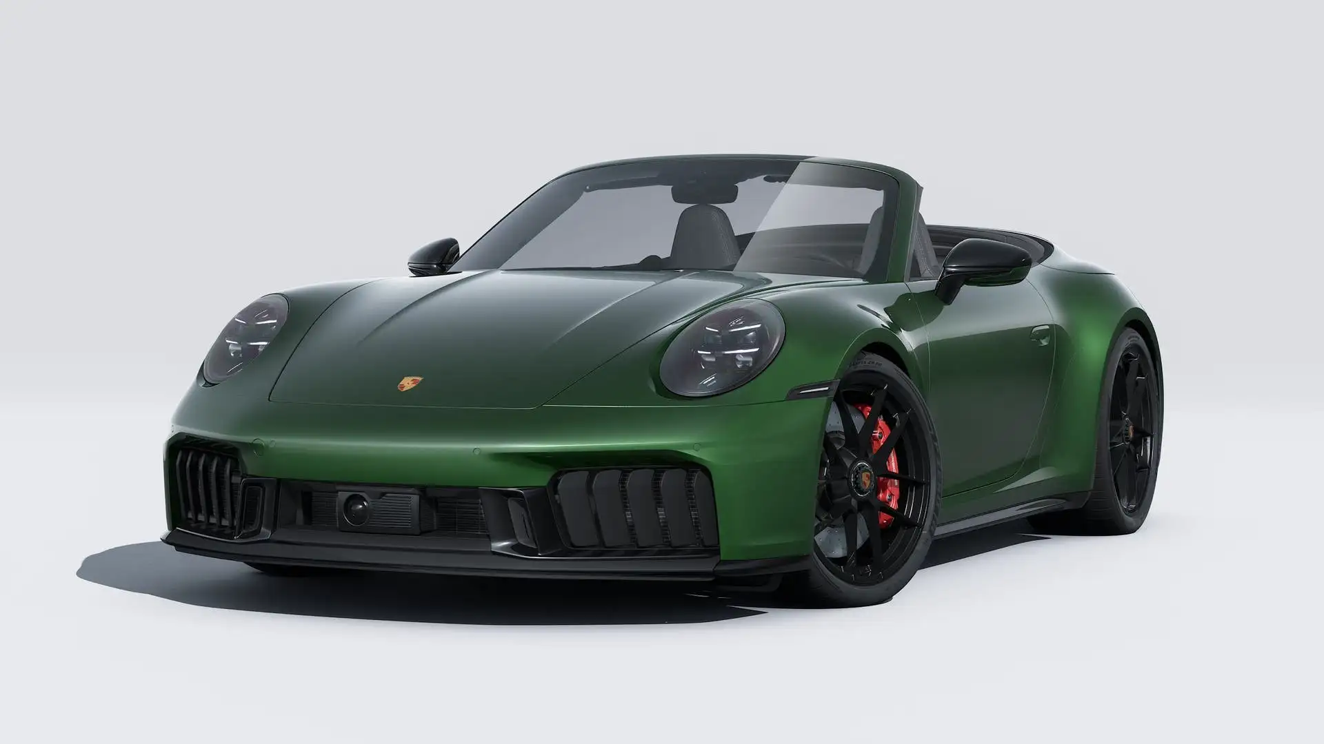 포르쉐 911 Carrera 4 GTS Cabriolet 2026 초록 사진 1