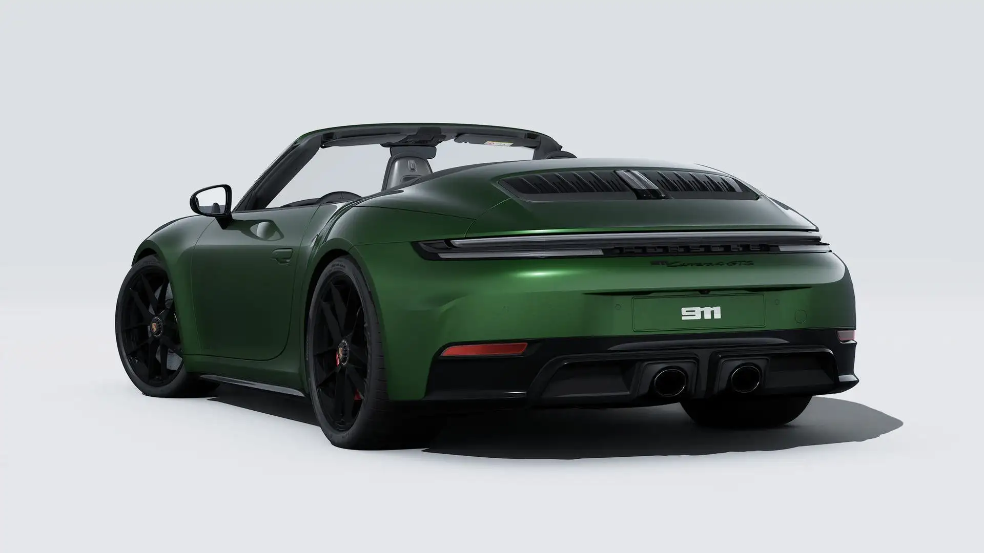 포르쉐 911 Carrera 4 GTS Cabriolet 2026 초록 사진 3