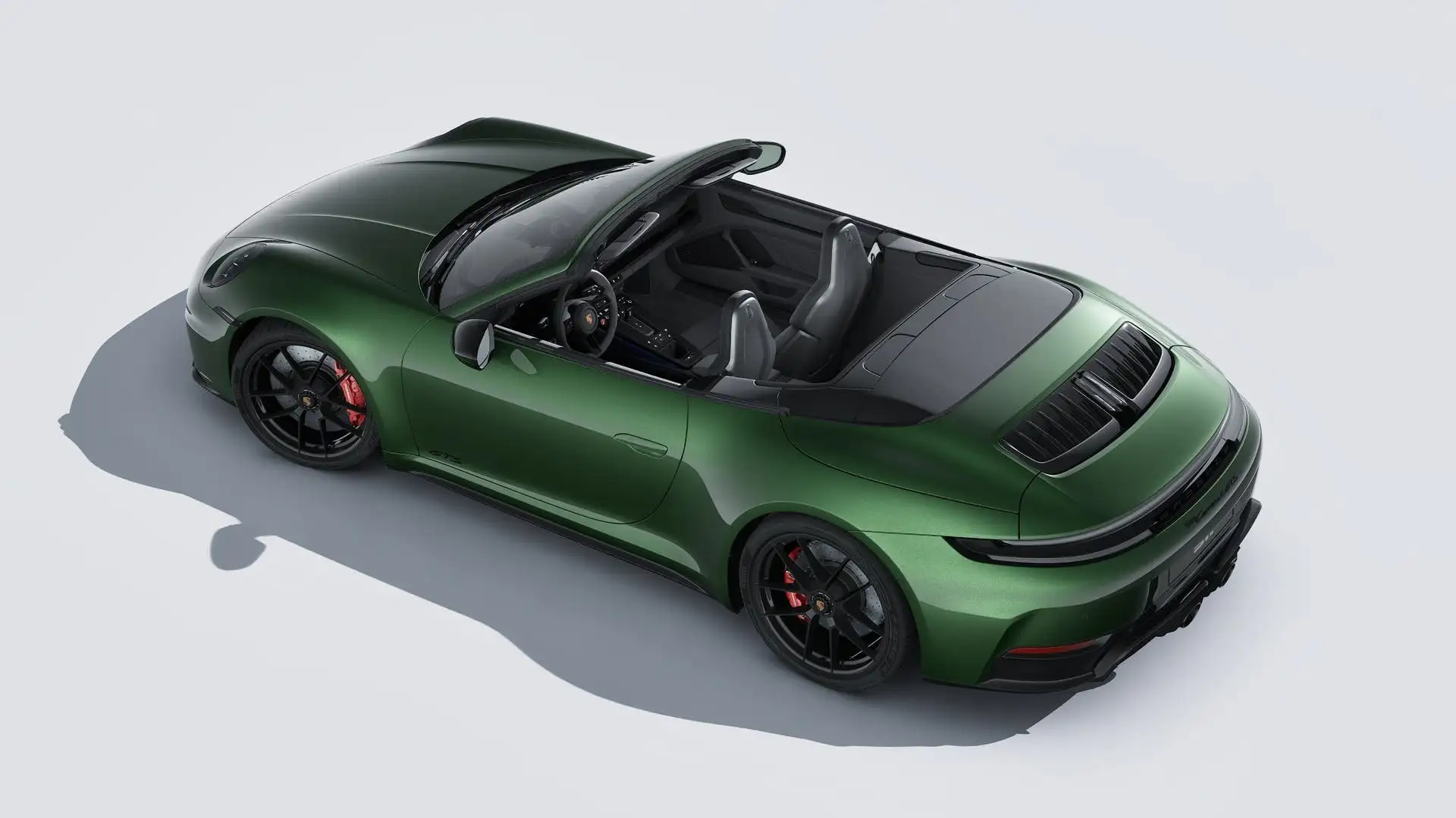포르쉐 911 Carrera 4 GTS Cabriolet 2026 초록 사진 4