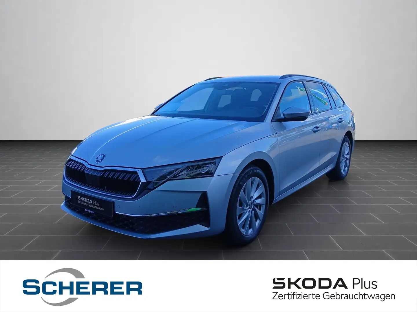 Skoda Octavia Combi Selection 2.0 TDI DSG Navi SHZ PDC Silber - 1