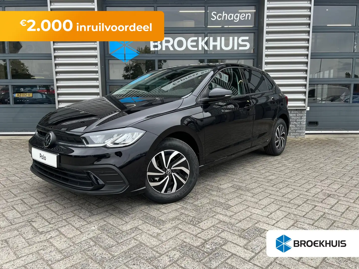 Volkswagen Polo Life Edition Inclusief €2000,- inruilvoordeel  | ' Zwart - 1