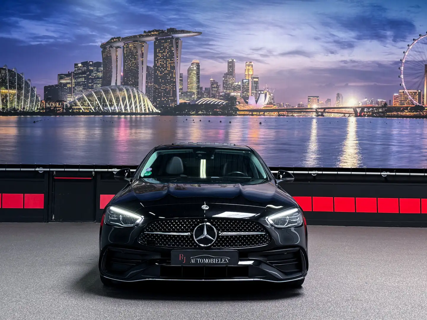 Mercedes-Benz C 180 C180 AMG |LED|Schuifdak|Sfeer|Camera Noir - 2