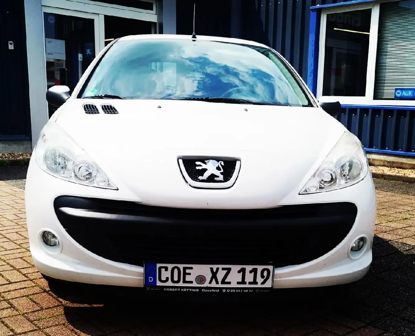 Peugeot 206 Basis Klima, Ganzjahresreifen Weiß - 1