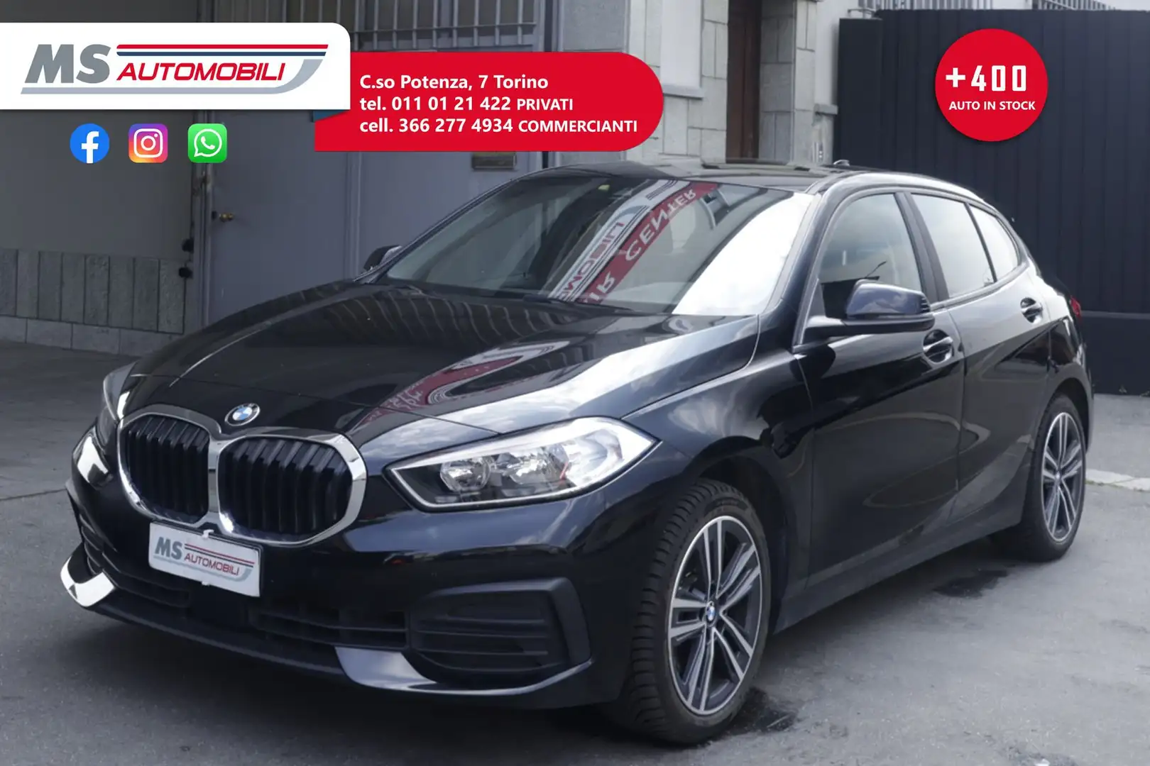 BMW 118 BMW Serie 1 118d 5p. Business Advantage Navi Unic Nero - 1