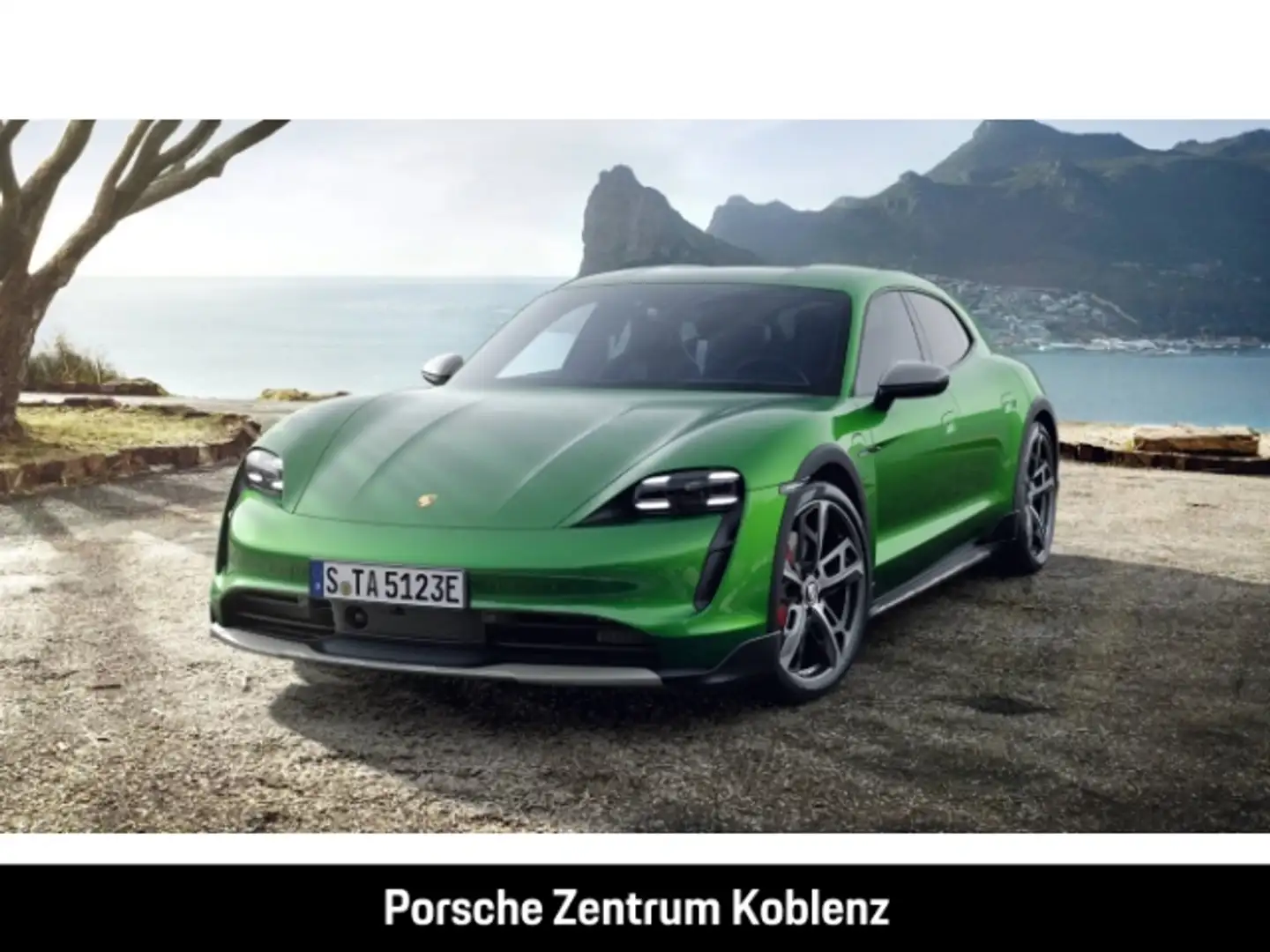 Porsche Taycan 4S Cross Turismo Grün - 1