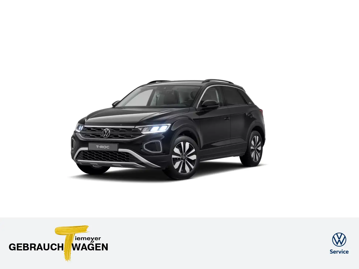 Volkswagen T-Roc 1.0 TSI GOAL NAVI LED PDC SITZHZG Schwarz - 1