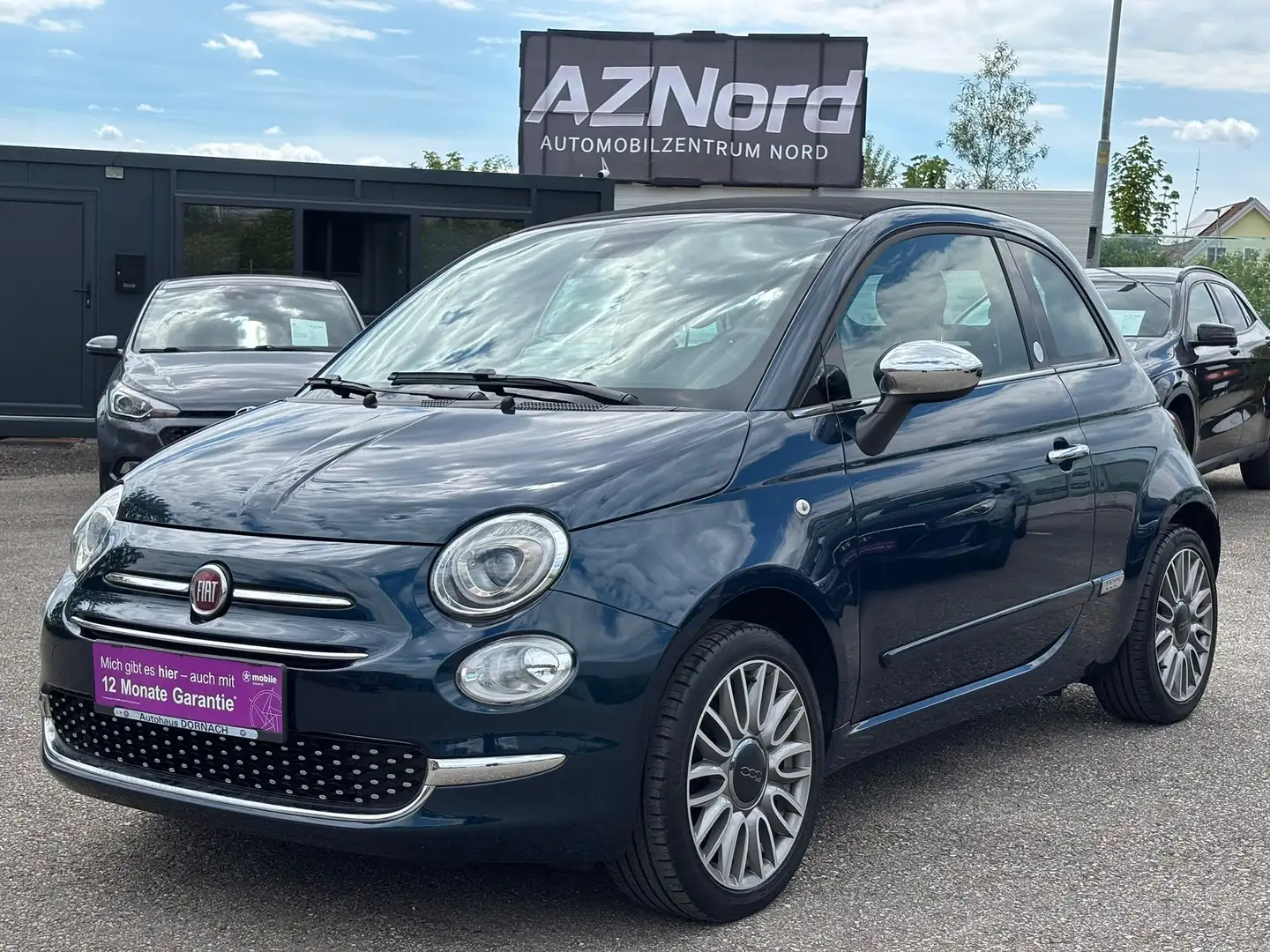 Fiat 500C 1.2 Lounge Blau - 1