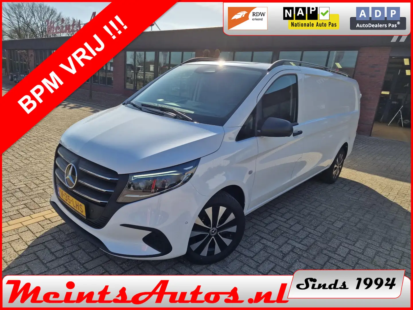 Mercedes-Benz Vito 119 CDI L3 XXL Pro 4-MATIC 4x4 AUT9 E6 Multi-beam, Wit - 1