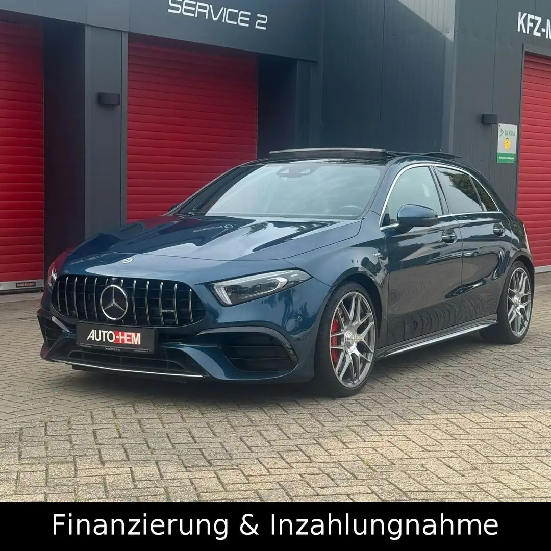 Mercedes-Benz A 45 AMG A 45 S AMG 4M Pano  High-End 360° Performance Blau - 1