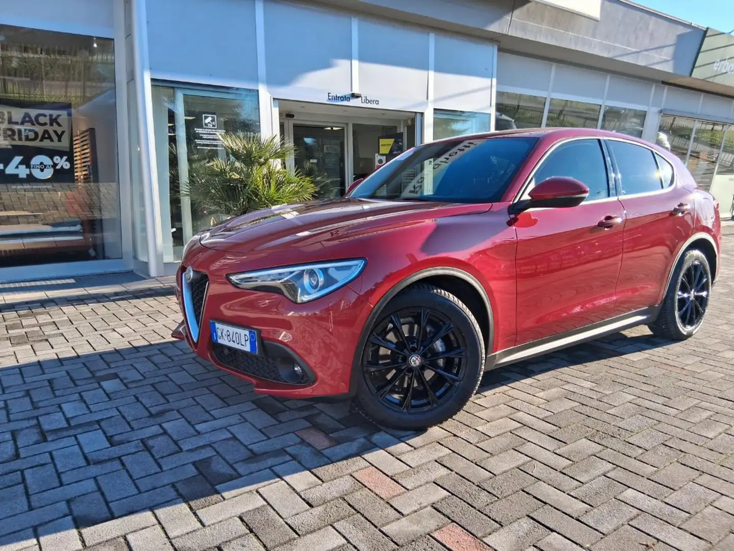 Alfa Romeo Stelvio 2.2 Turbodiesel 160 CV AT8 GUARDA LA PROVA Strada Rosso - 2