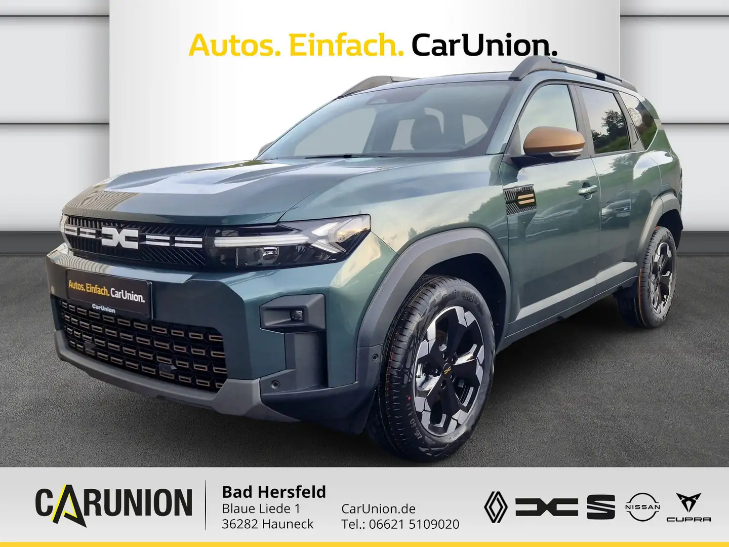 Dacia Bigster Extreme TCe 140 Panorama/Elektr. Heckkl. Verde - 1