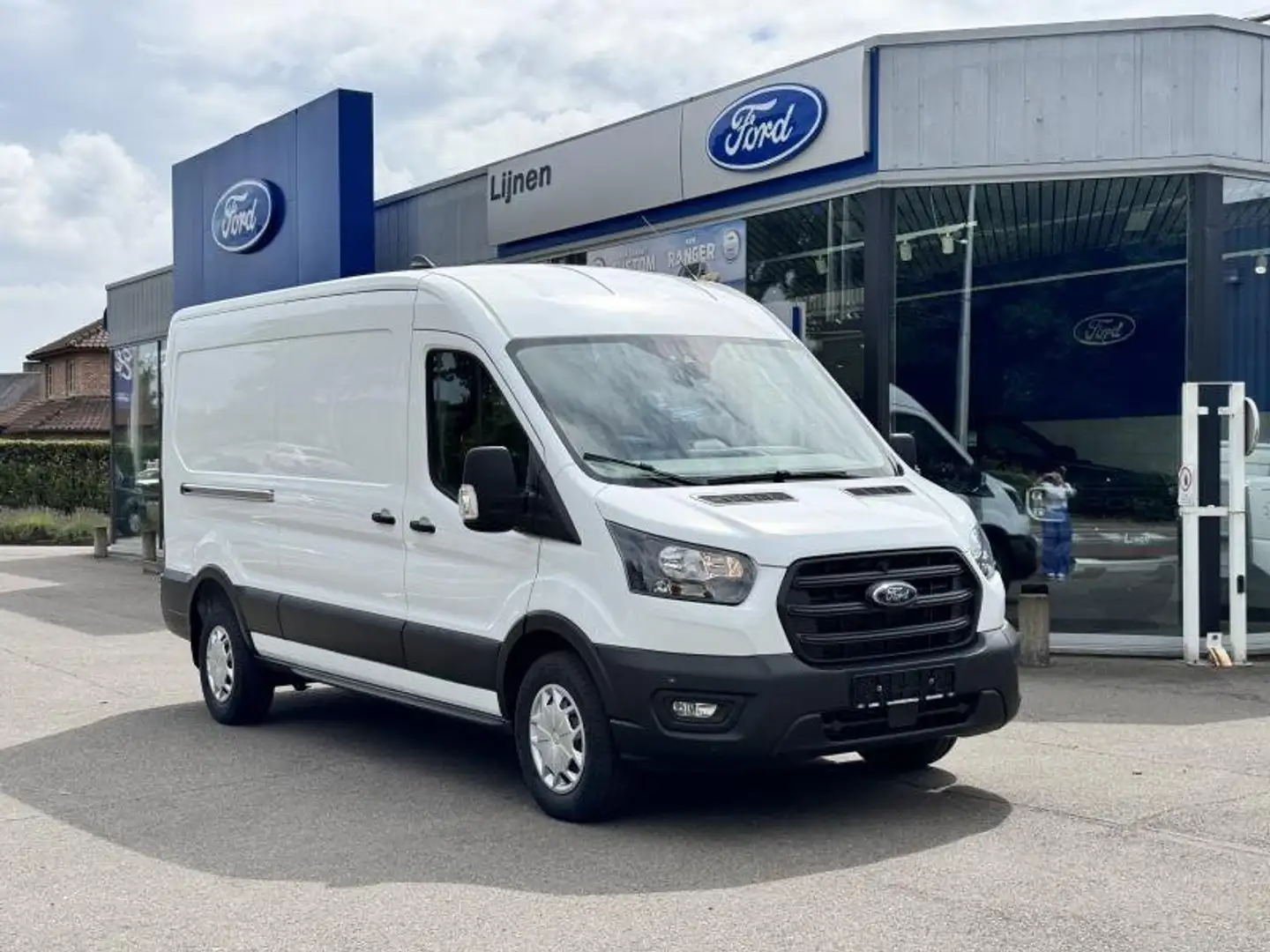 Ford Transit 2T Trend 350 L3H2 170pk - Automaat Blanc - 1