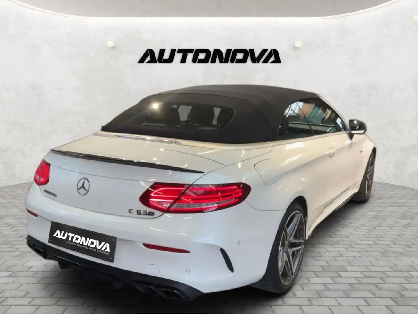 Mercedes-Benz C 63 AMG CABRIO / BURMESTER / HUD / 360° Weiß - 2