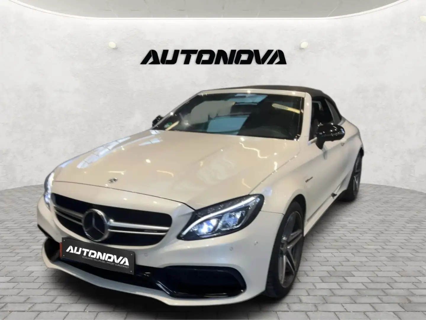 Mercedes-Benz C 63 AMG CABRIO / BURMESTER / HUD / 360° Weiß - 1