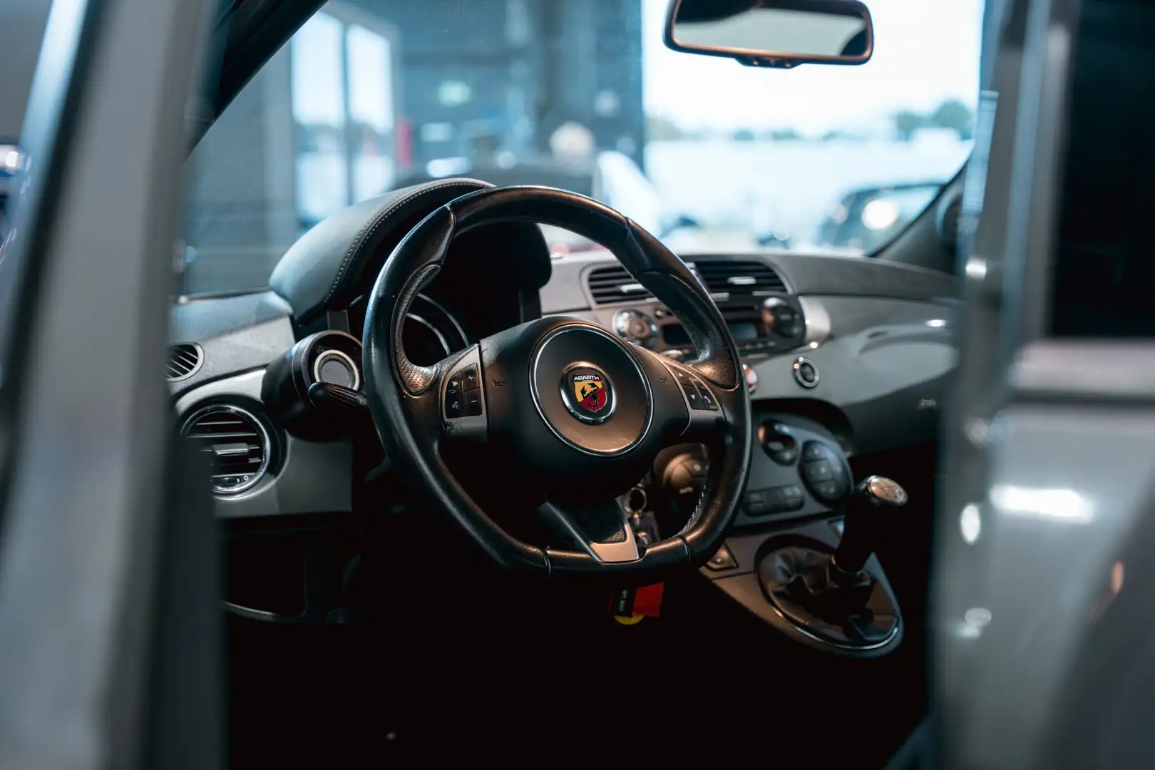 Fiat 500 Abarth Abart 1.4 T-Jet Custom Gris - 2