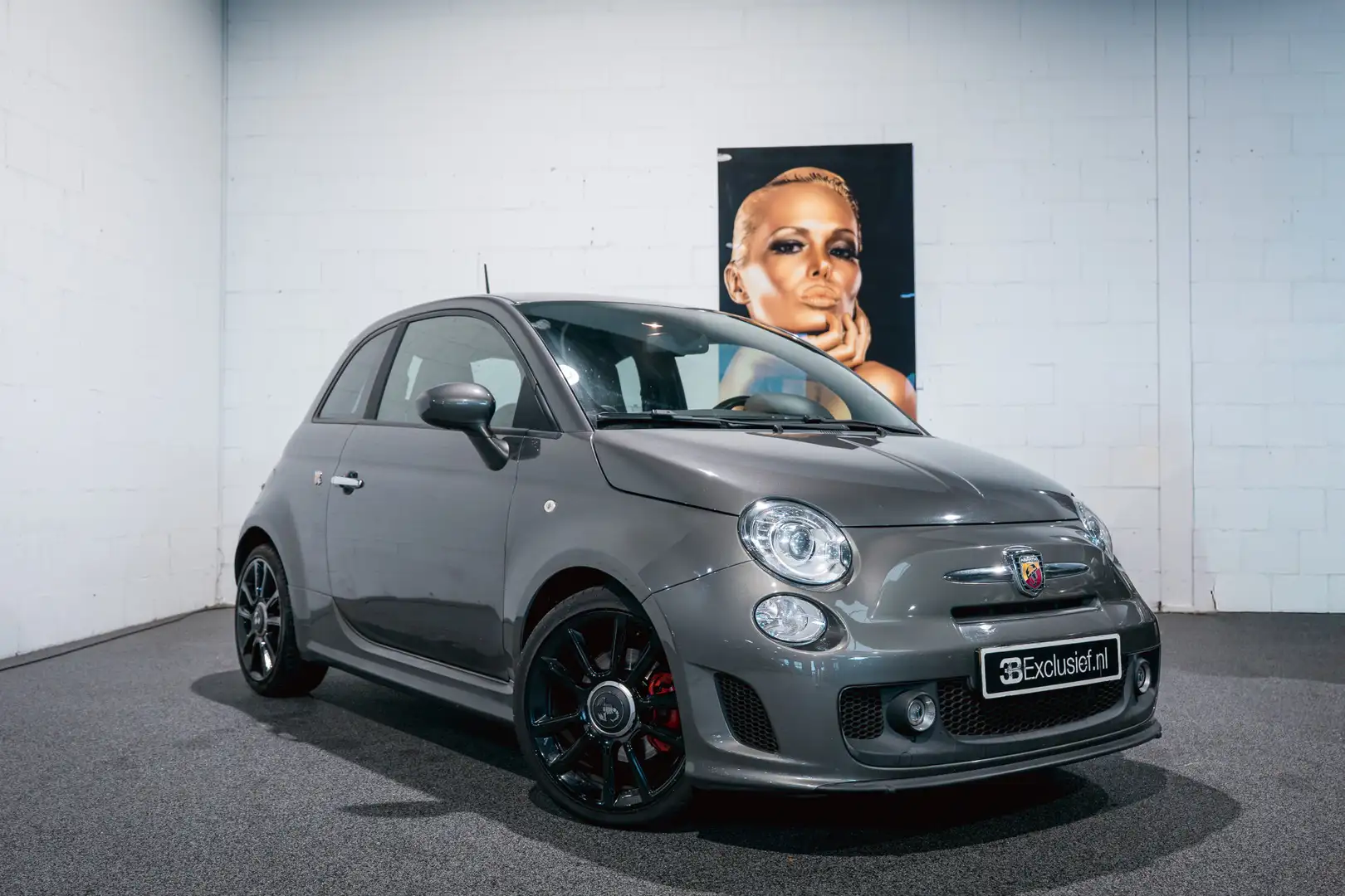 Fiat 500 Abarth Abart 1.4 T-Jet Custom Gris - 1