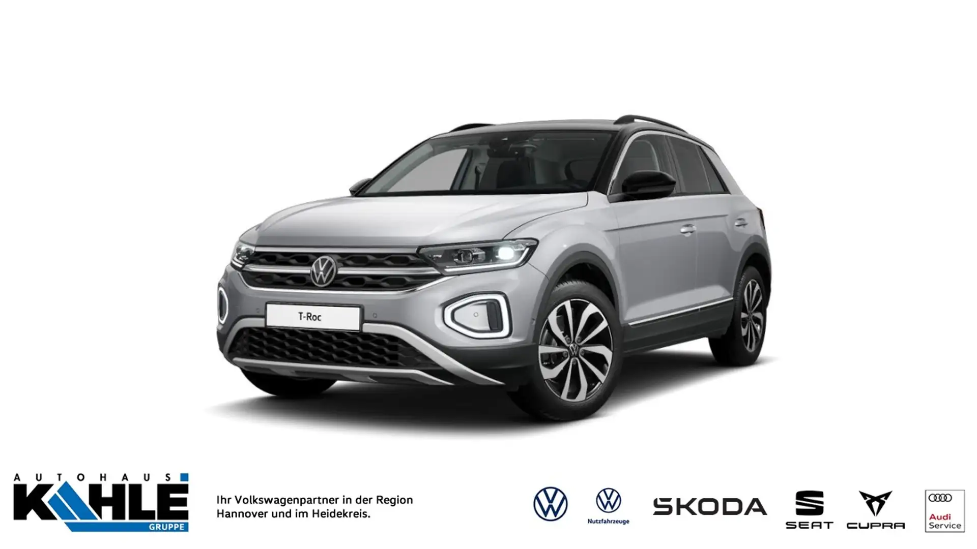 Volkswagen T-Roc 2.0 TDI DSG SCR Style AHK EasyOpen Business GJR RF Plateado - 1