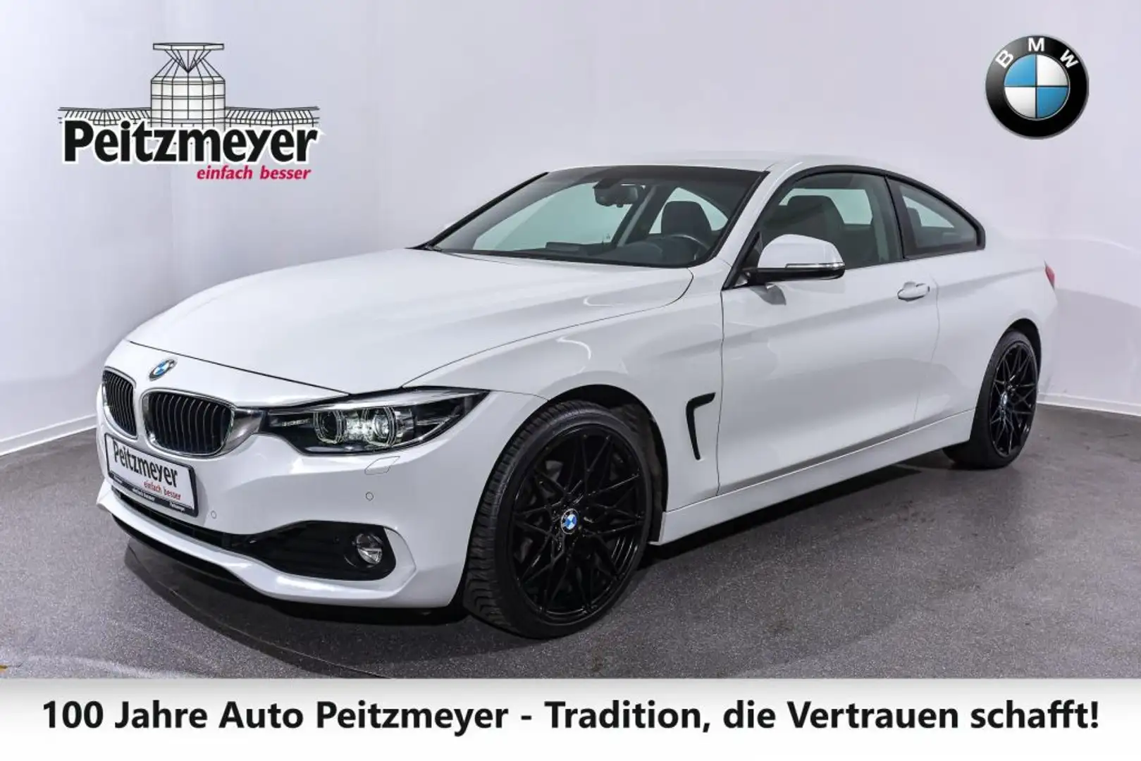 BMW 420 420i Coupe Aut. Advantage Weiß - 1
