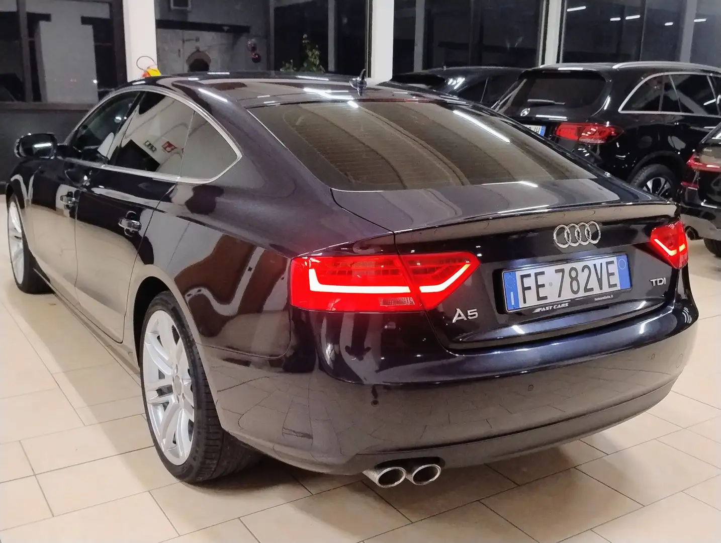 Audi A5 Sportback 2.0 tdi Advanced 150cv E6 *PELLE*CRUISE Bleu - 2