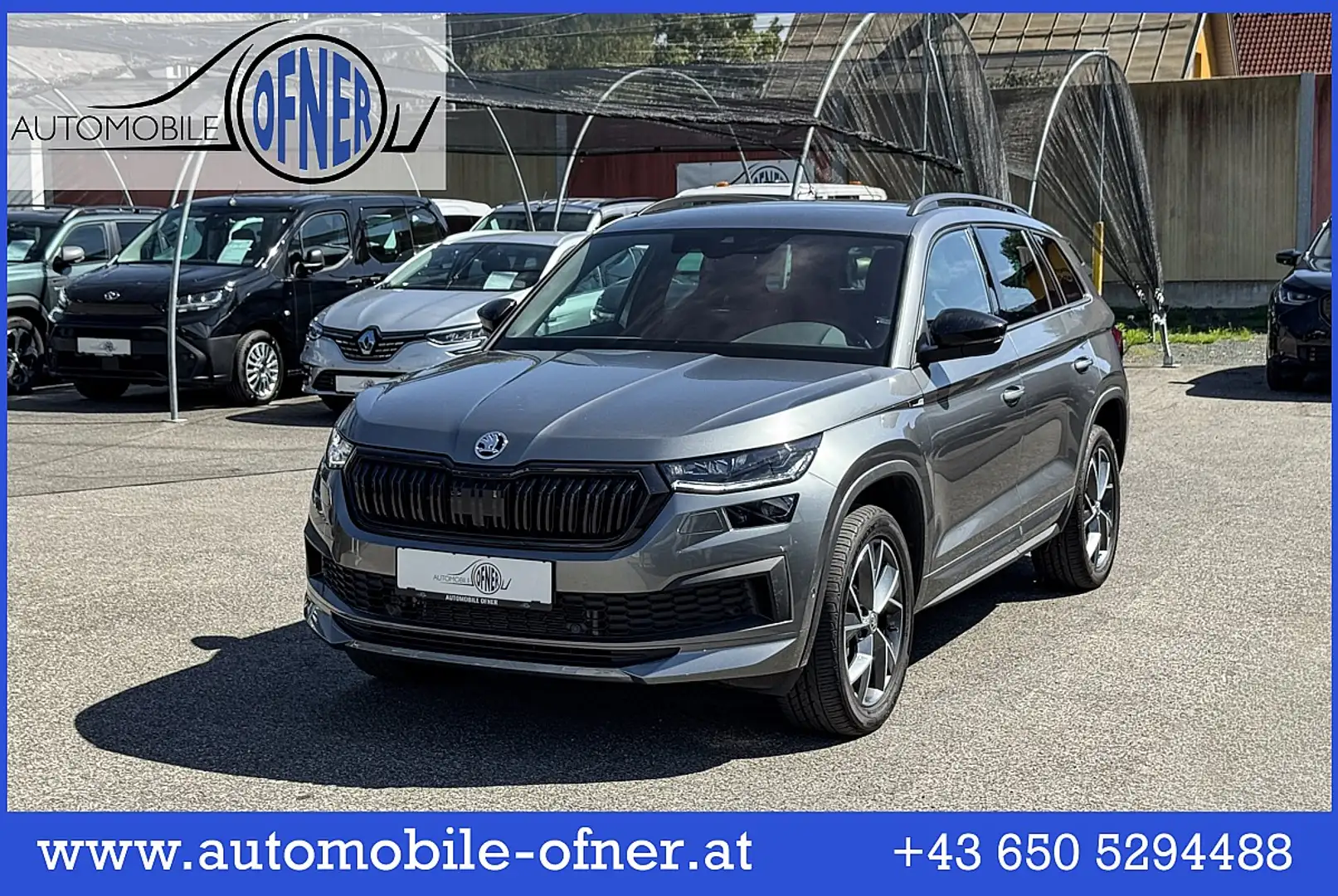 Skoda Kodiaq 2,0 TDI SCR 4x4 Sportline DSG Standheizung AHK ... Gris - 1