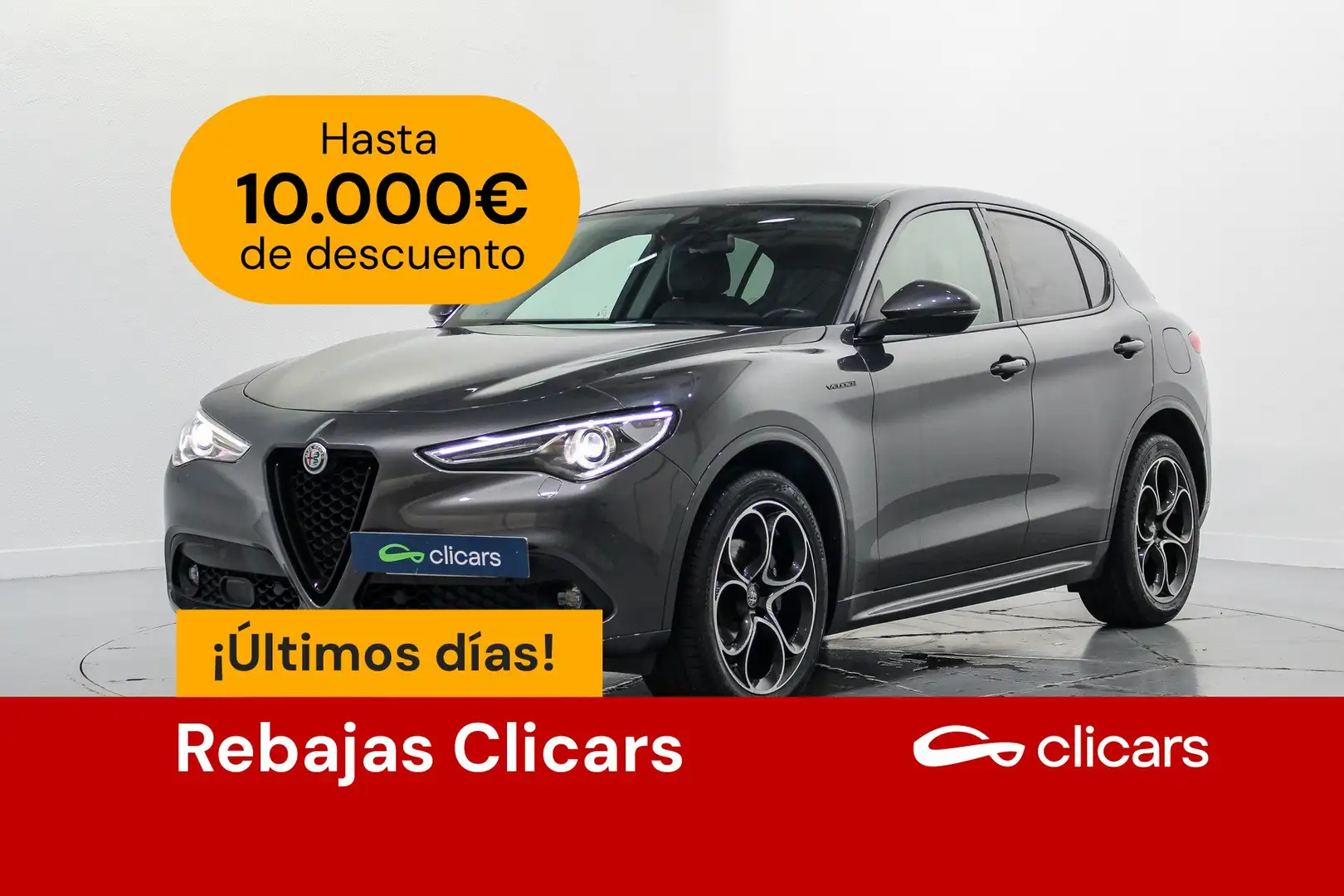 Alfa Romeo Stelvio 2.2 Veloce Q4 210 Aut. Gris - 1
