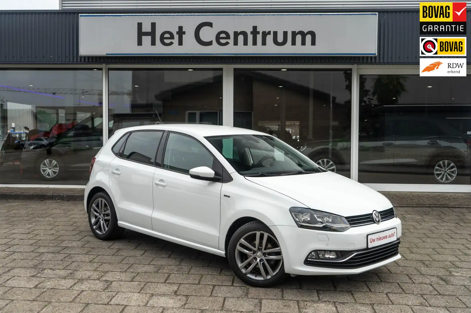 Volkswagen Polo 1.2 TSI Lounge LED kopl. - Navi - Clima - Stoelver Weiß - 1